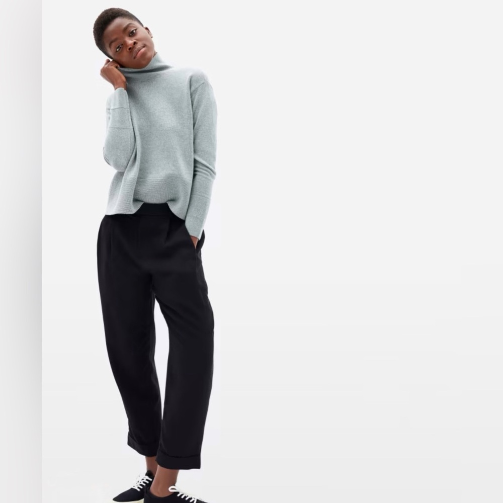 Everlane Put-Together Pleat Pant in Black Size 4